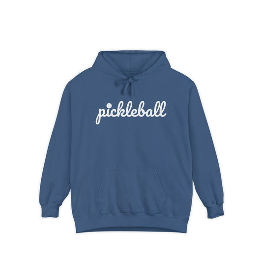 Pickleball Script w/ Ball Hoodie - Unisex Comfort Colors