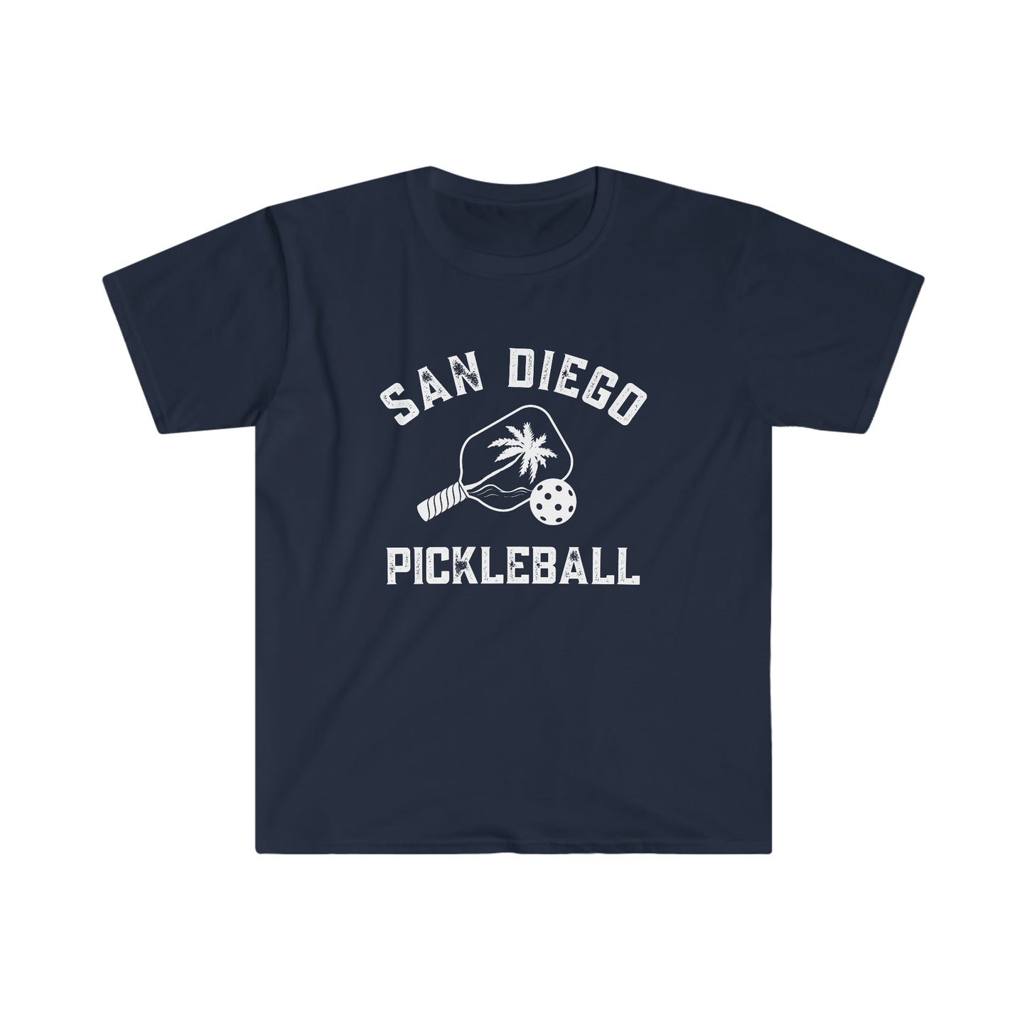 San Diego Pickleball - Unisex Softstyle T-Shirt