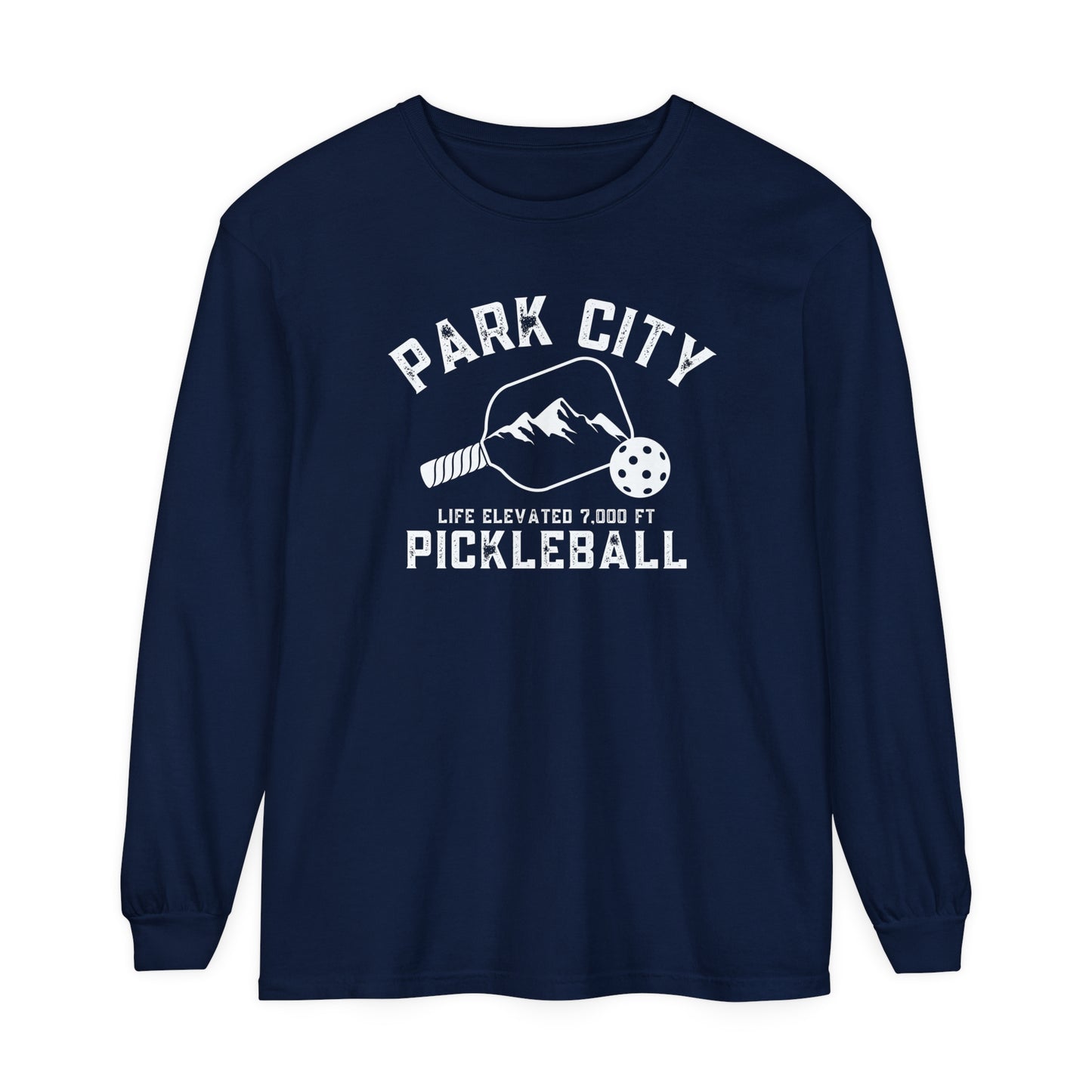 Park City Utah -Unisex Garment-dyed Long Sleeve T-Shirt