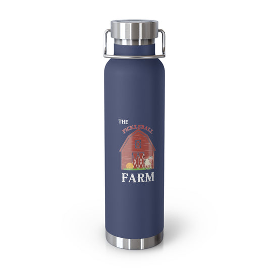 The Pickleball Farm - Copper Vacuum Insulated Bottle, 22oz