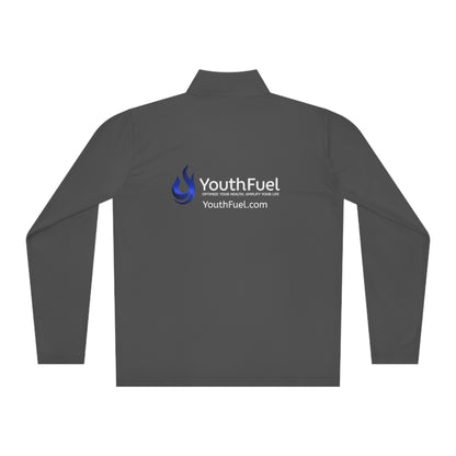 YouthFuel Unisex/Men’s Cut Quarter-Zip Moisture Wicking Pullover