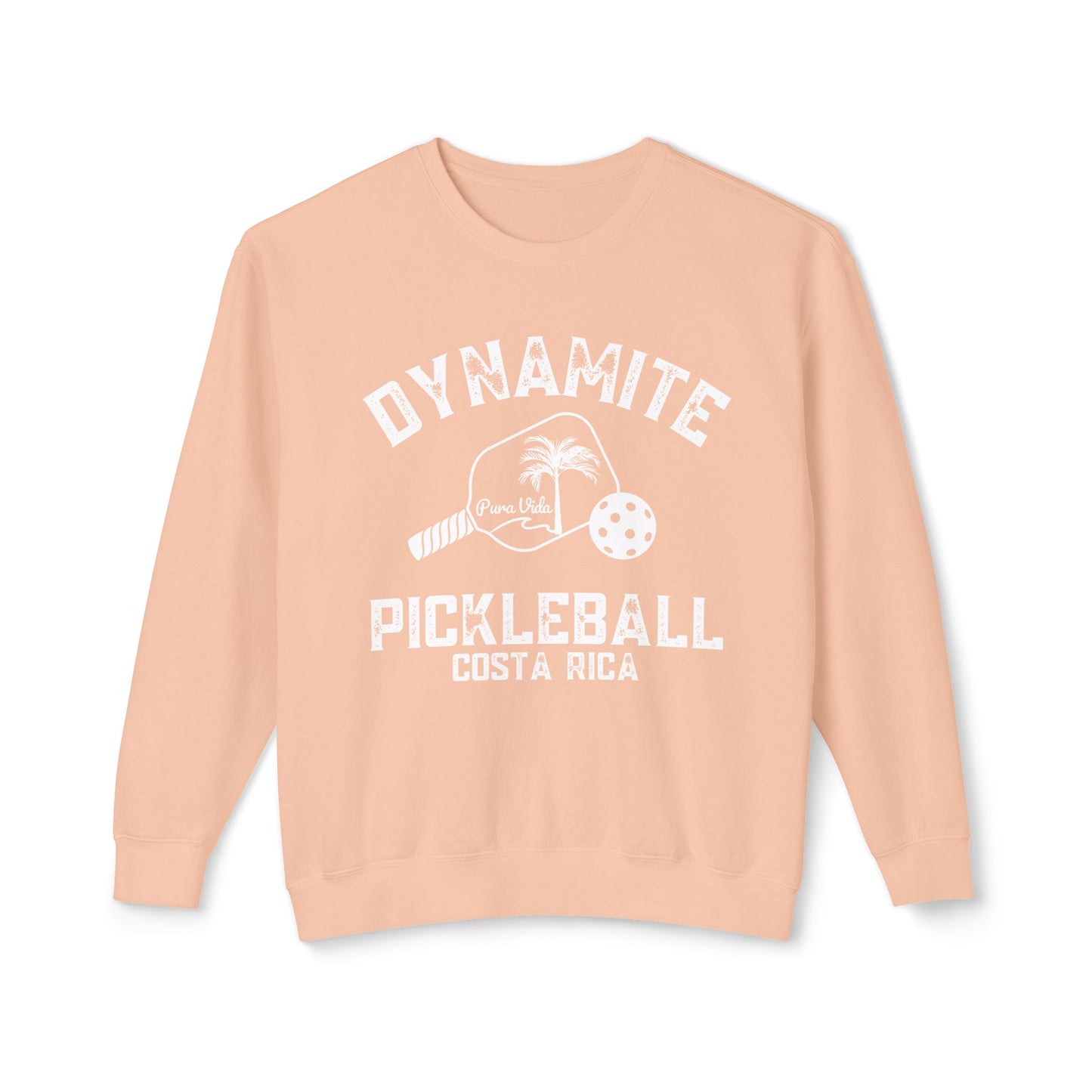 Pura Vida Garment Dyed lightweight Crew - 80% cotton
