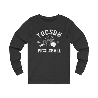 Hold the Pickle Tucson AZ - Unisex Jersey Long Sleeve Tee. Customize back