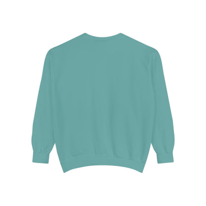 PICKLE Tree Medium Weight Unisex Garment Dyed Collegiate Crew - can custom,I’ve back