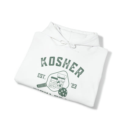 Kosher Pickleball Hoodie - Unisex Heavy Blend™ GREEN print