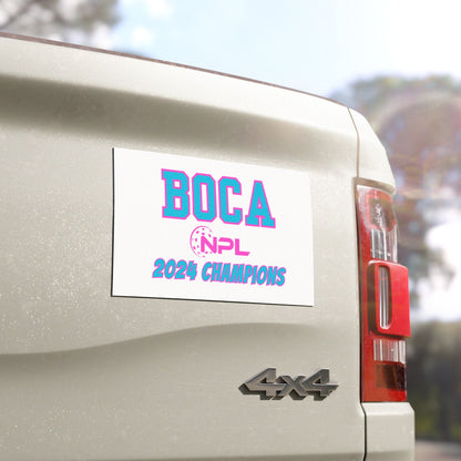 BOCA NPL ‘24 Champions  Car Magnet