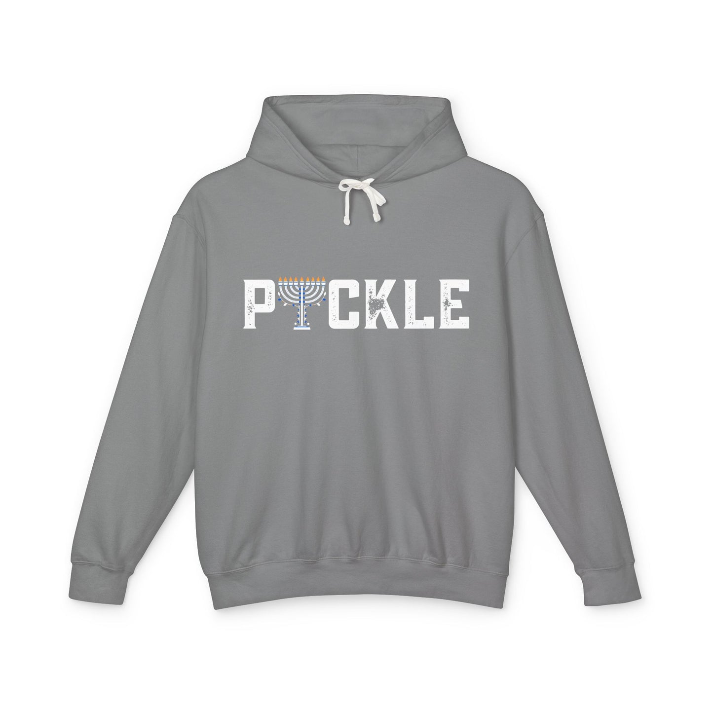 PICKLE Hanukkah Garment Dyed Hoodie - Lightweight