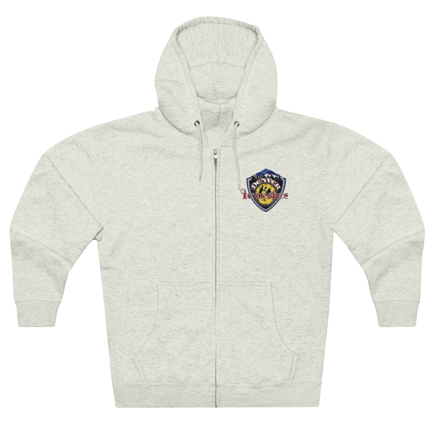 Denver Iconics NPL Team - Unisex Zip Up Hoodie 80% cotton extra plush (can add name left chest)