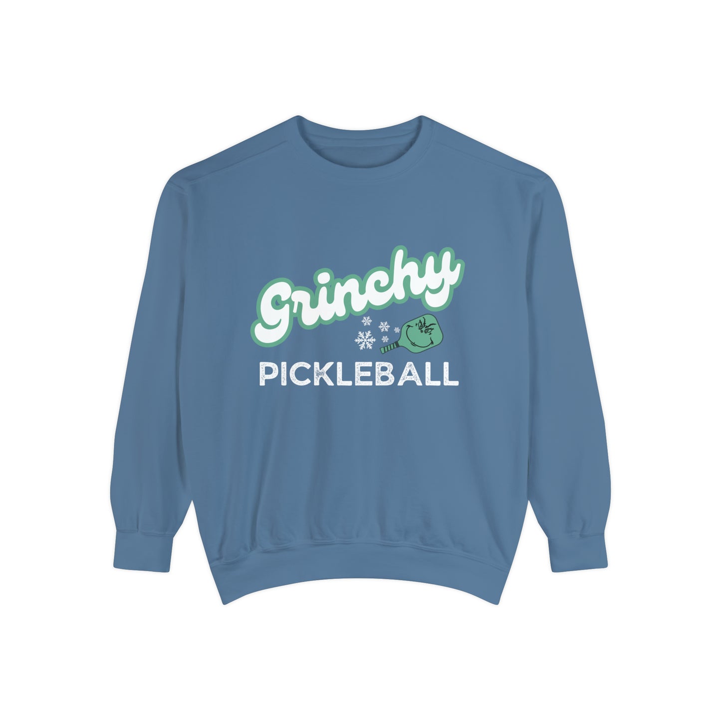 Grinchy Pickleball Unisex Crew - Comfort Colors