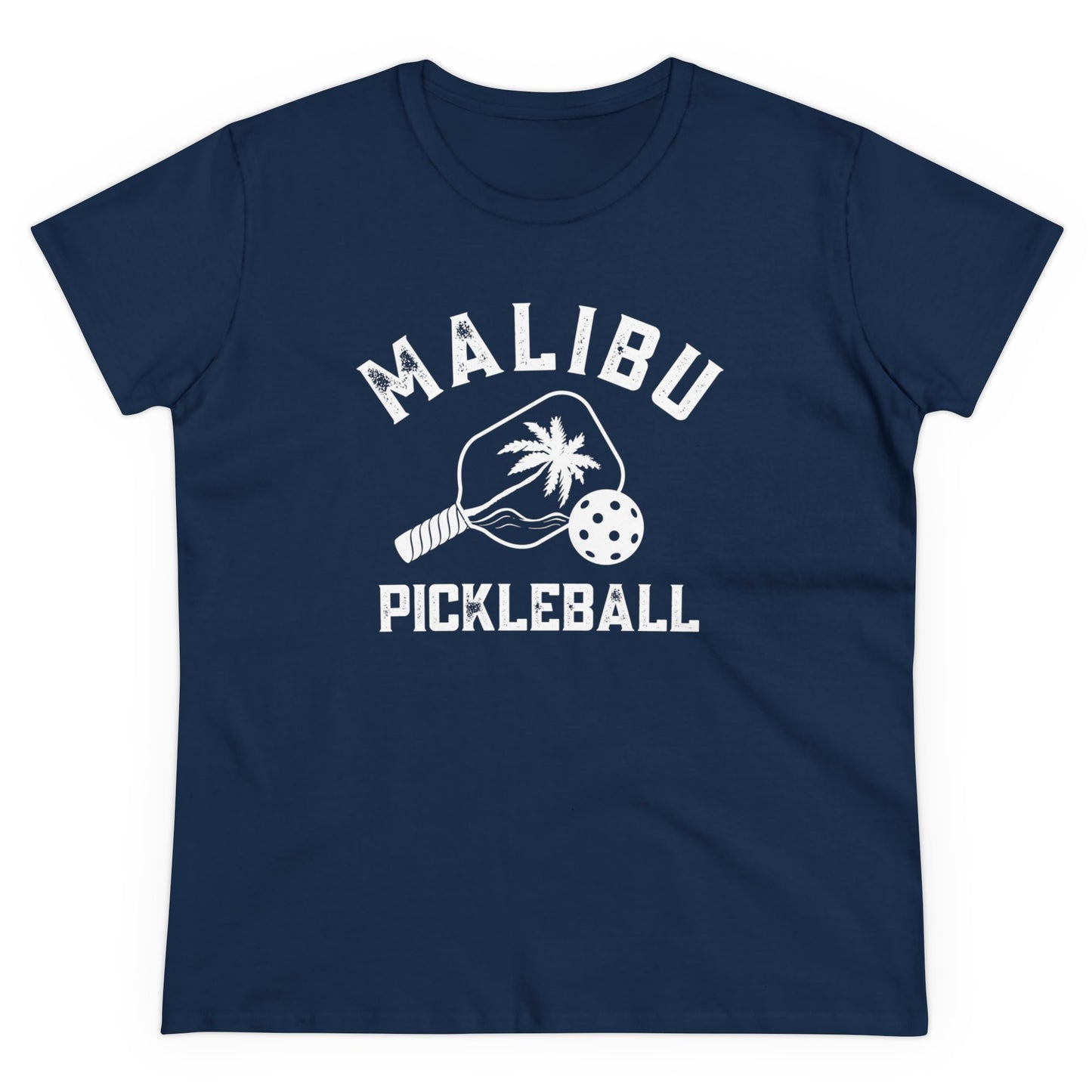 Malibu Pickleball Women's Midweight Cotton Tee