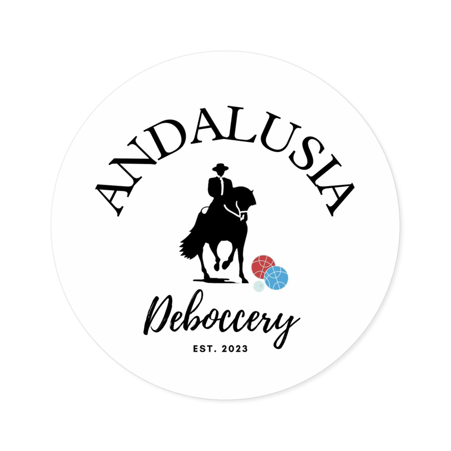Andalusia Deboccery - Round Stickers, Indoor\Outdoor
