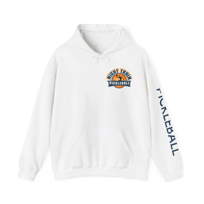 Night Train Hoodie (logo left chest/large back) - Can add your name to the sleeve or back