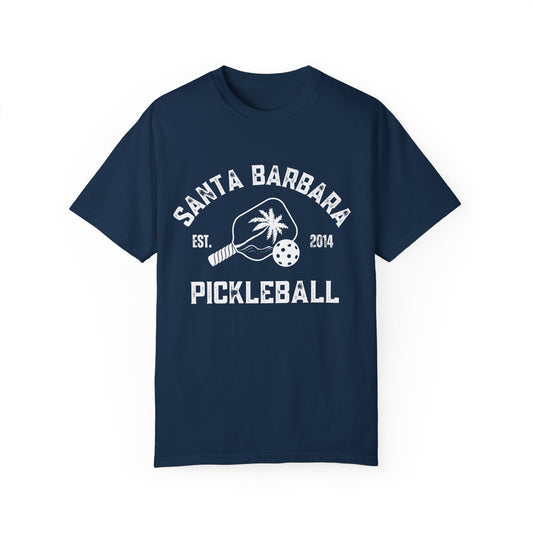 Santa Barbara Pickleball Unisex Garment-Dyed T-shirt