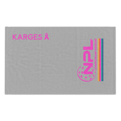 Customize your NPL Tourney Pickleball Towel, 11x18– add name in notes of orders