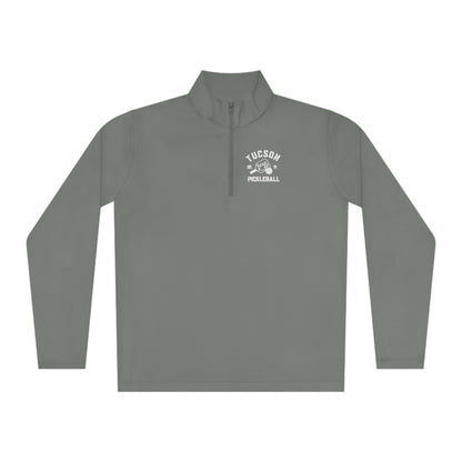 Tucson Pickleball - Unisex Quarter-Zip Pullover - name on back