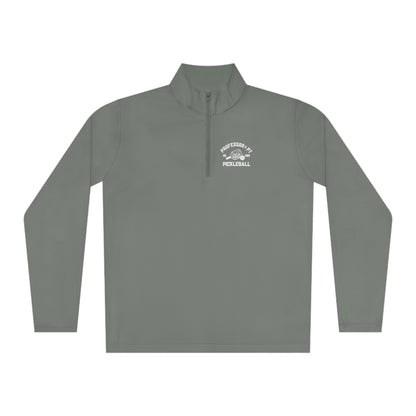 Customize my Ladie’s Moisture Wicking SPF 40 - 1/4 Zip Unisex. Add name to back