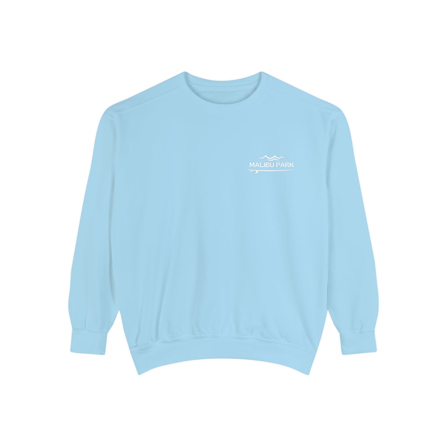 Malibu Park - Zuma Beach - Crew (Palm Tree Version) - Comfort Colors