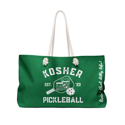 Kosher Pickleball - Weekender Bag GREEN - customize