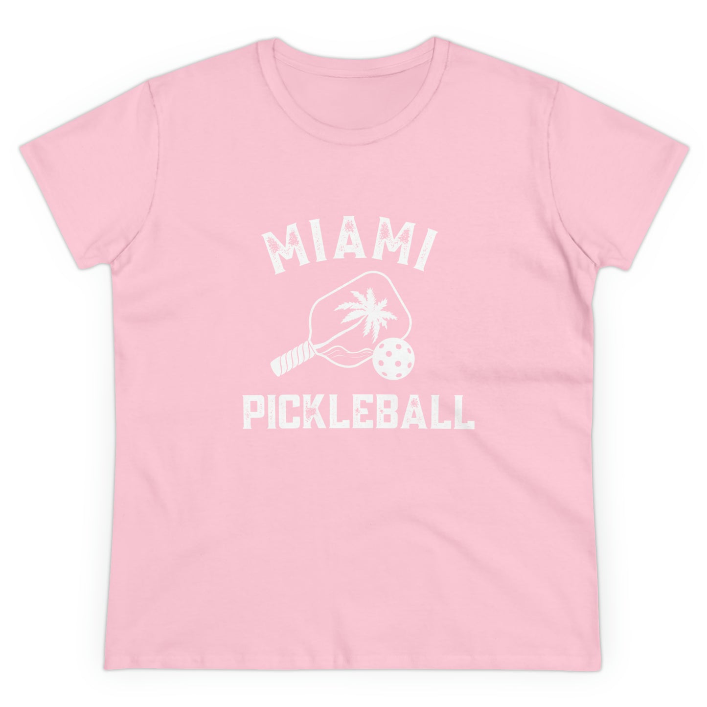 Miami Pickleball - Women's Midweight Cotton Tee