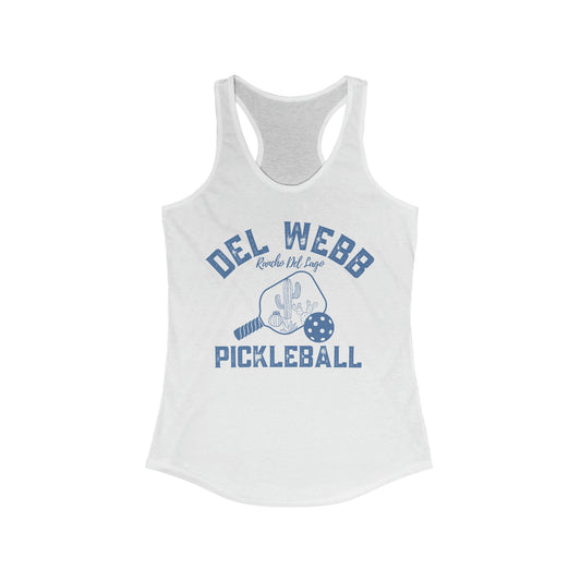 Copy of Del Webb Pickleball - Women's Ideal Racerback Tank - can customize back