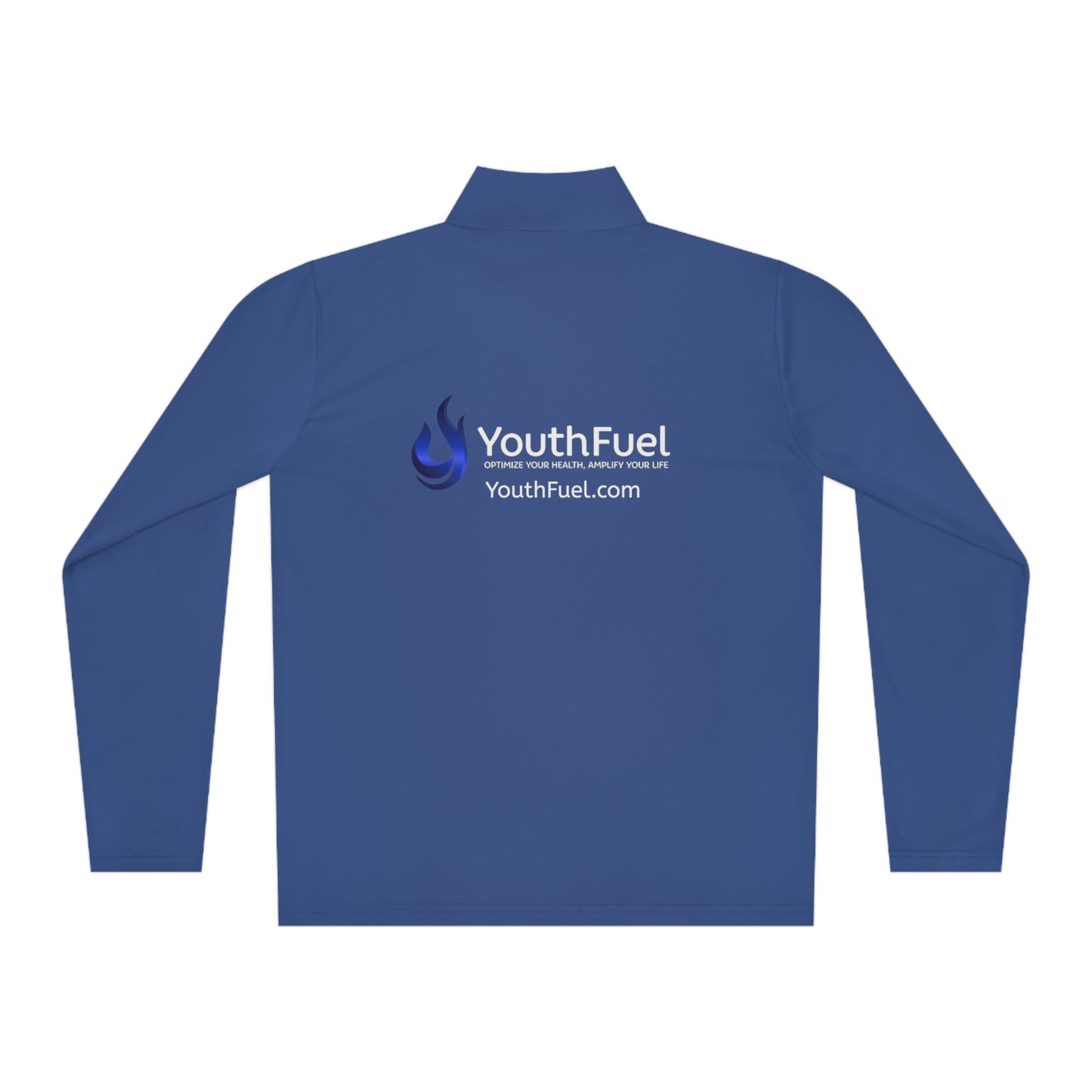 YouthFuel Unisex/Men’s Cut Quarter-Zip Moisture Wicking Pullover