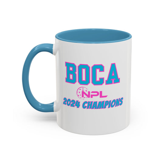 BOCA NPL ‘24 Championship Accent Coffee Mug (11, 15oz)