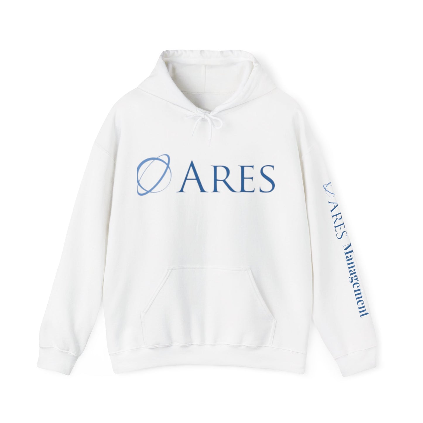 Ares Management Unisex 50/50 Hoodie - w/ sleeve logo