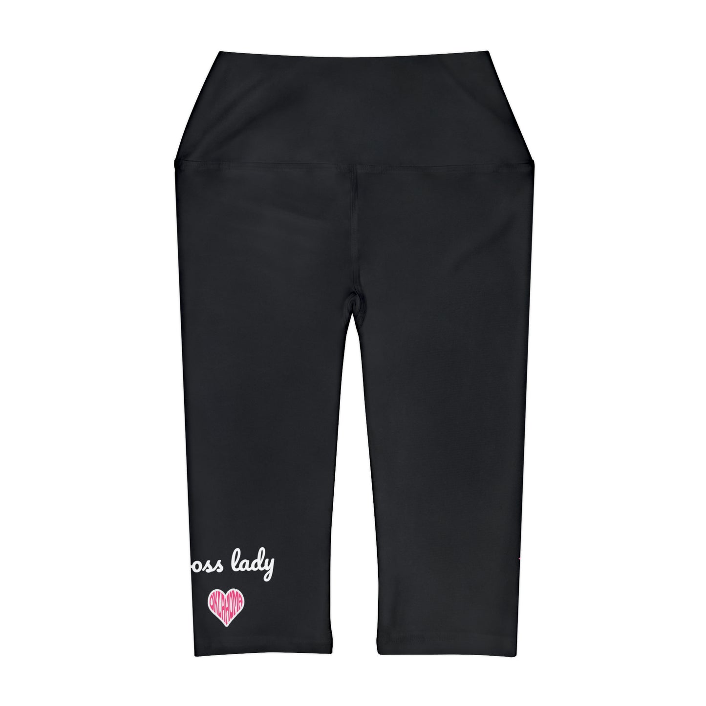 Pink ladies - Yoga Capri Leggings (customize name)