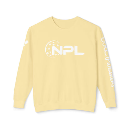 NPL Garment Dyed- Unisex Garment Dyed Lightweight Crew - Customize Sleeve w/ Name