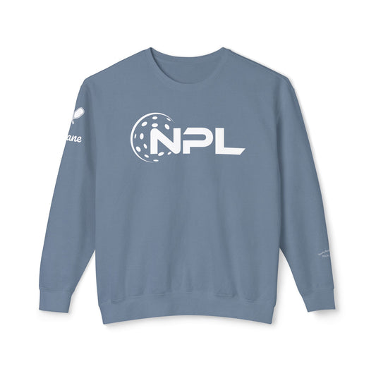 Copy of NPL Garment Dyed- Unisex Lightweight Crew - Customize Sleeve w/ Name