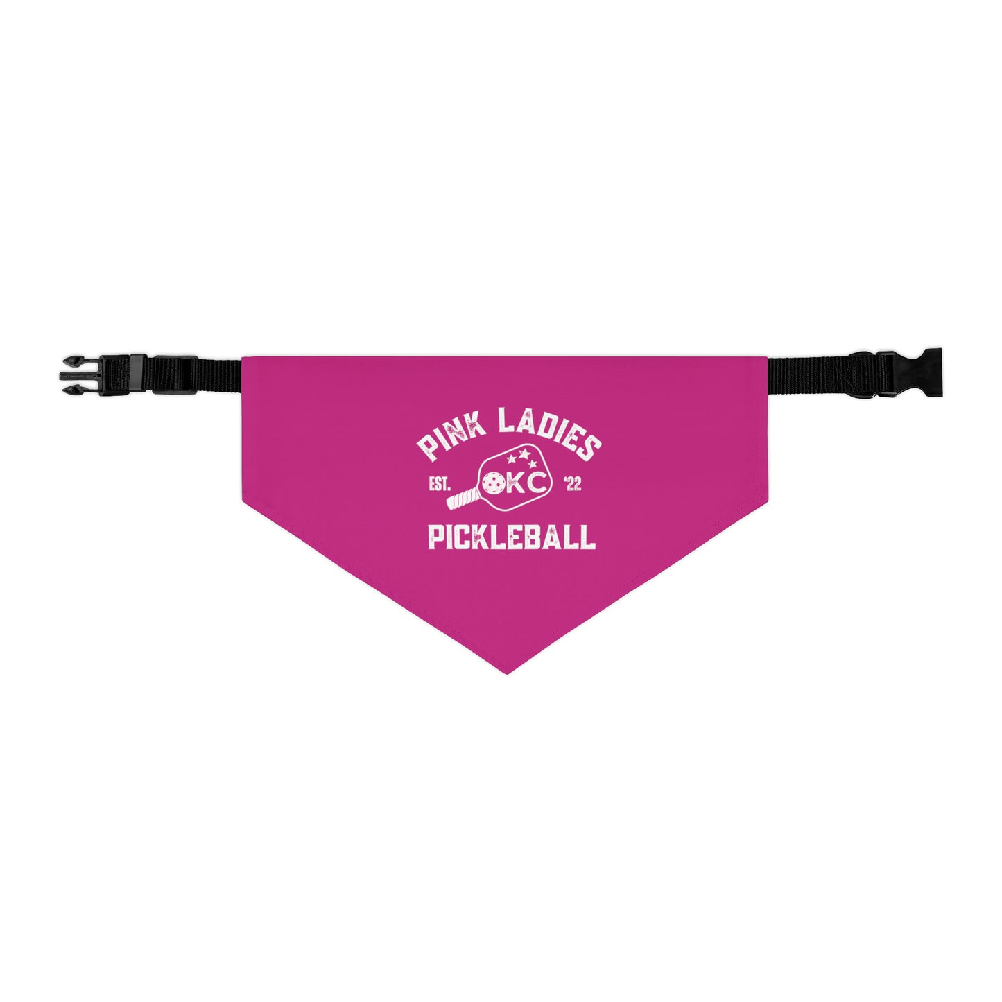 Pink Ladies Pickleball Pet Bandana Collar