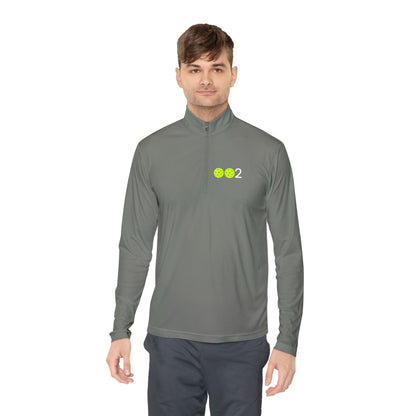 PICKLZ 15  Unisex SPF 40 Moisture Wicking Quarter-Zip Pullover - add your number in instructions