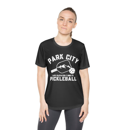 Park City Pickleball - SPF 40, Moisture Wicking - Ladies Competitor Tee