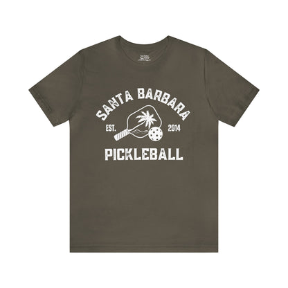 Santa Barbara Pickleball original  - 2 day - Unisex 100% airline cotton Jersey Short Sleeve Tee