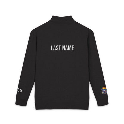 US Legends - or your logos - Unisex Fleece 1/4 Zip Embroidered 4 sides - Cotton Heritage