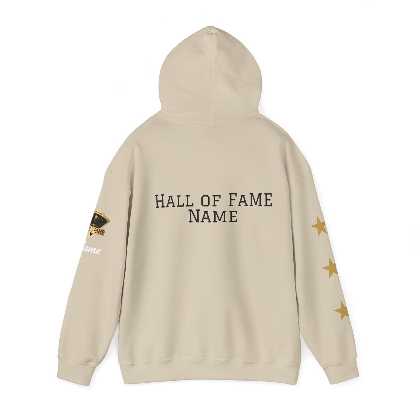 Pickleball Hall of Fame - Hoodie - Customize Hall of Fame Name, or no name