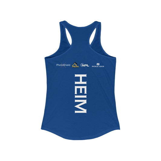 Heim Sponsor shirts - Princeton Bruisers- Women's Ideal Racerback Tank (Can add name back)