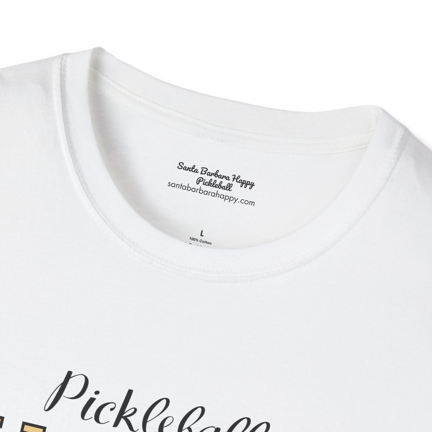 Pickleball Hall of Fame - Unisex Softstyle T-Shirt (customize with Hall of Fame name, or leave blank )