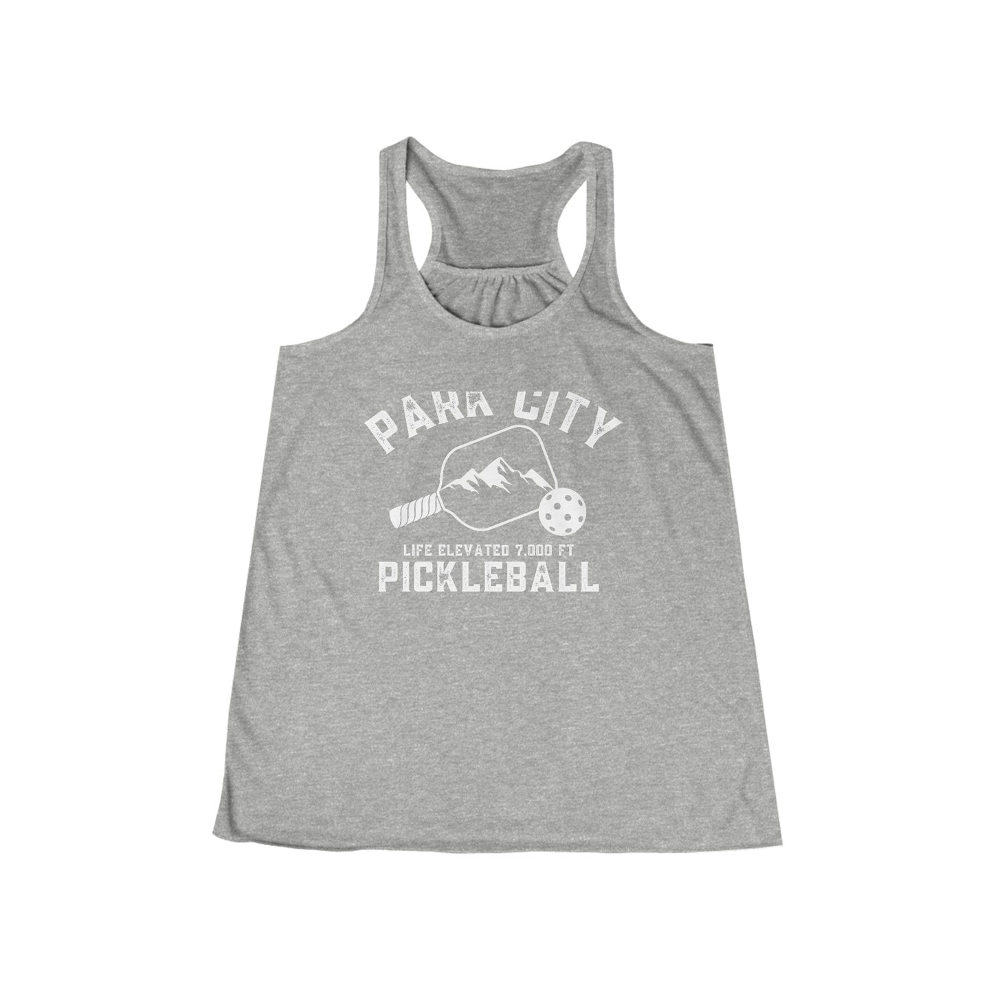 Park City Pickleball - Women's Flowy Racerback Tank