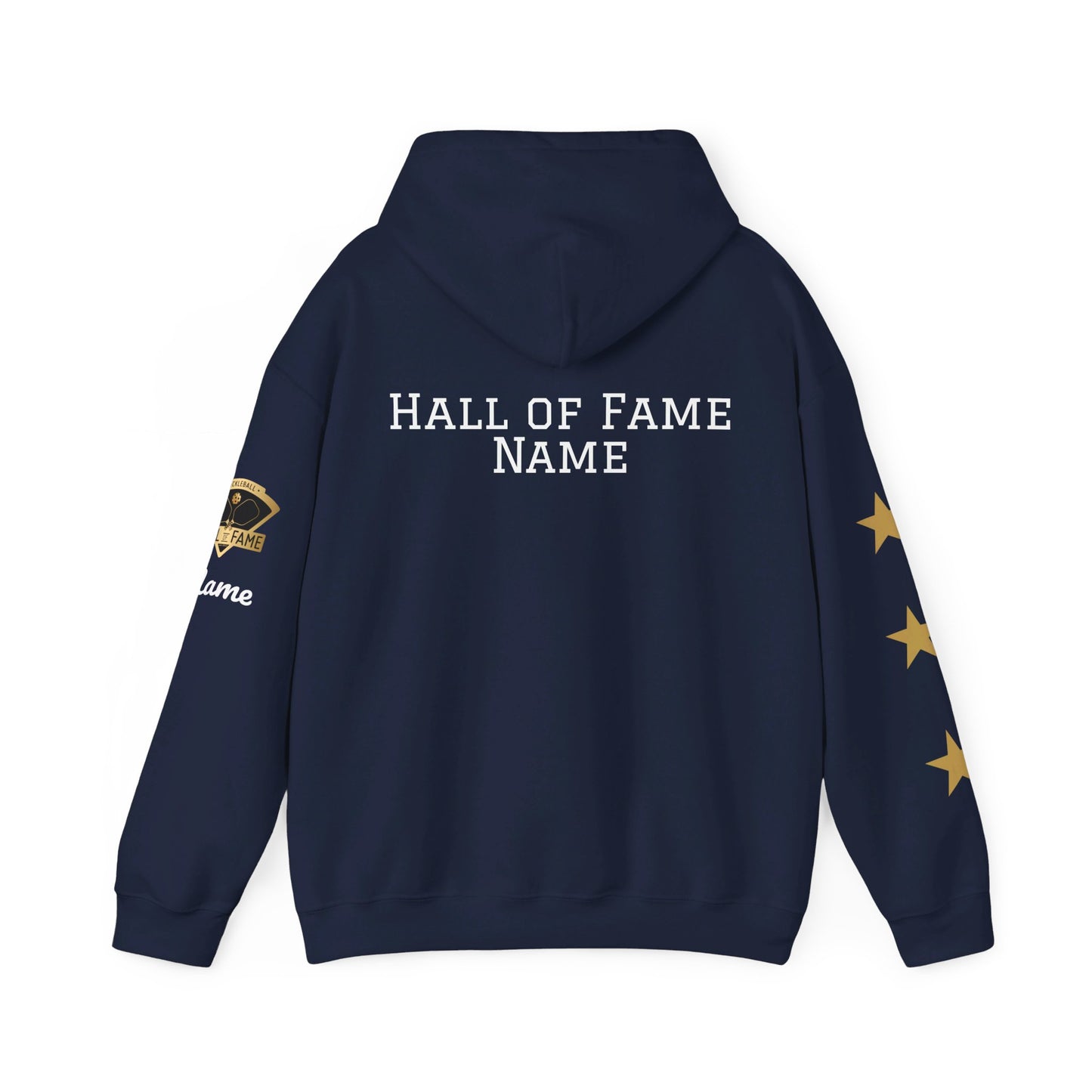 Pickleball Hall of Fame (RIFKIN example) - Hoodie - Customize Hall of Fame Name, or no name