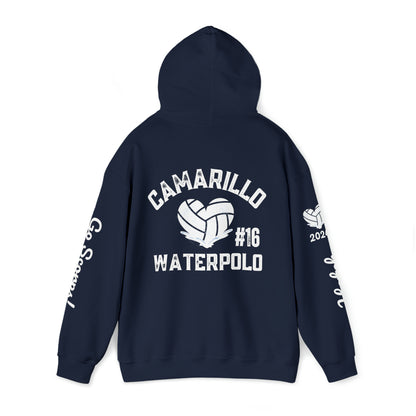 Camarillo Waterpolo Hoodies - CUSTOMIZE any side - put in the notes of order