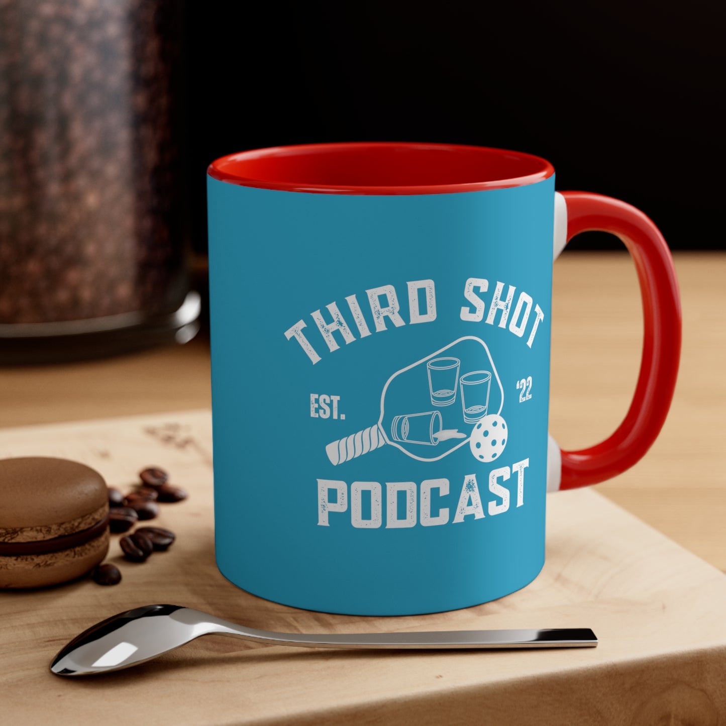 Third Shot Podcast Morning Podcasters Coffee Mug, 11oz