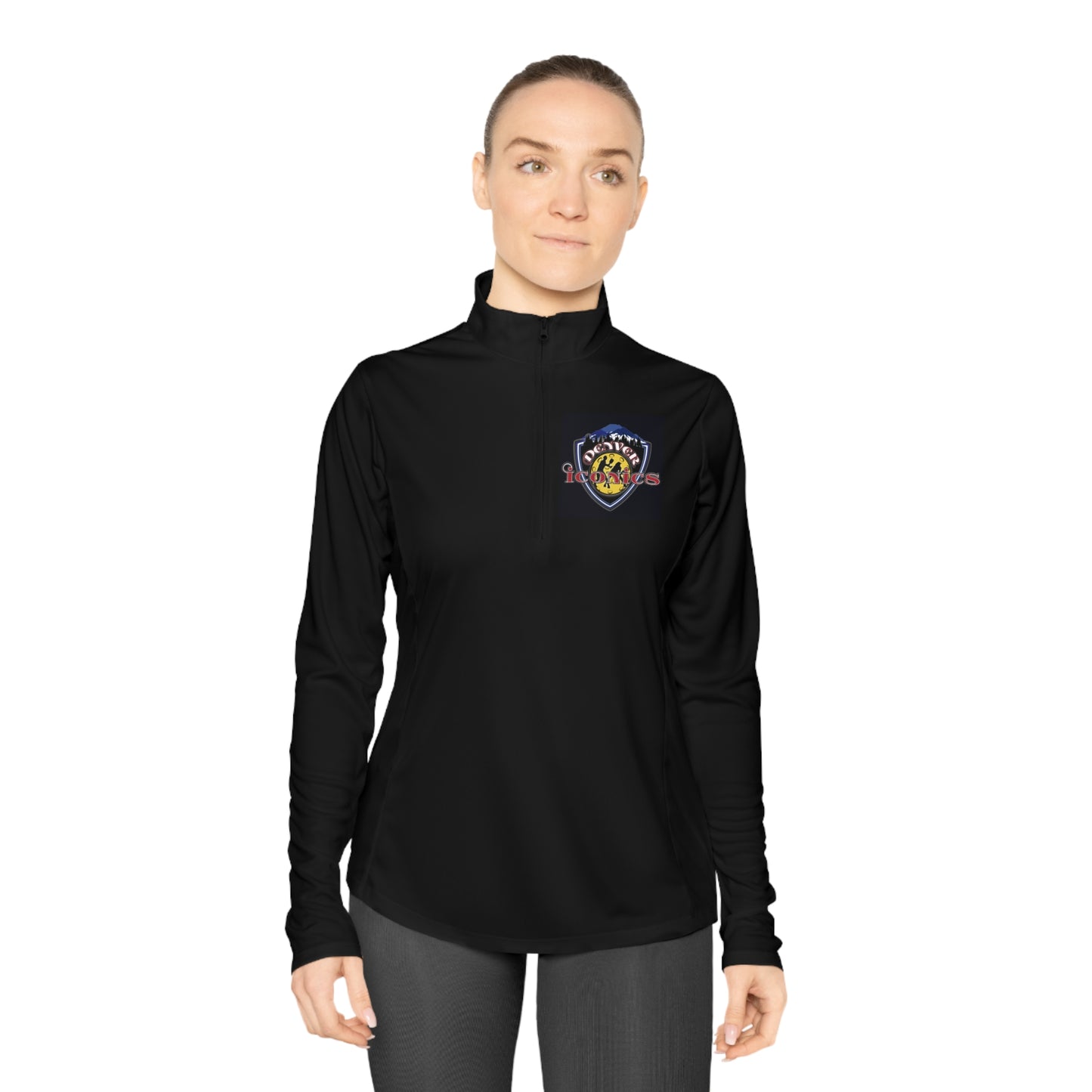 Denver Iconics NPL Team - Ladies Quarter-Zip, Moisture Wicking, SPF 40 (customize your name)