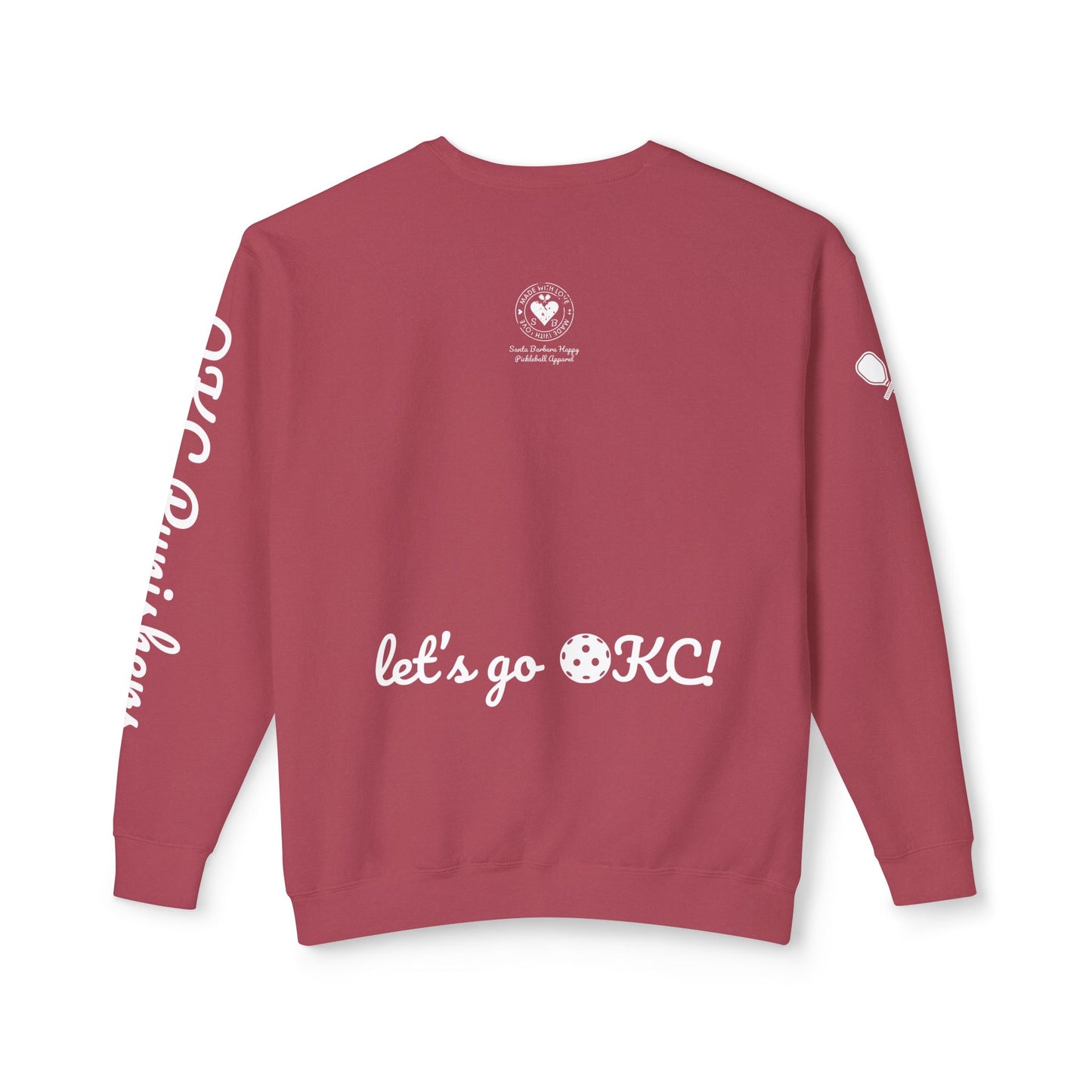 NPL Garment Dyed- Unisex Garment Dyed Lightweight Crew - Customize Sleeve w/ Name