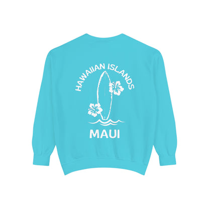 Hawaiian Islands - Maui Crew Sweatshirt - Comfort Colors