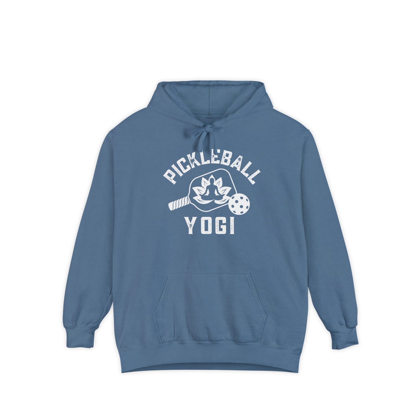 Pickleball Yogi - Unisex Garment-Dyed Hoodie no customization