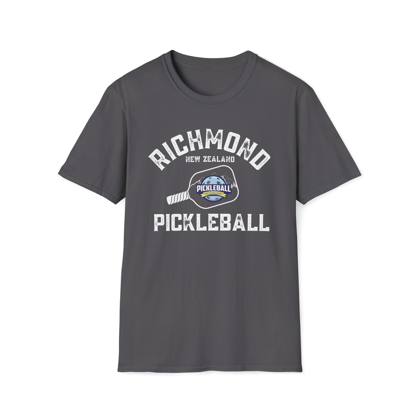 Richmond New Zealand Pickleball - Unisex Softstyle T-Shirt, 100% cotton