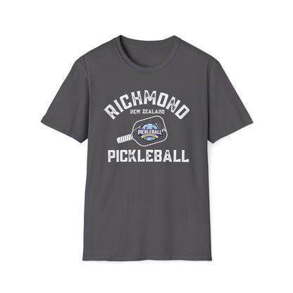 Richmond New Zealand Pickleball - Unisex Softstyle T-Shirt, 100% cotton