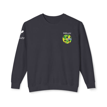 Shelley IPTPA Teaching Pro Unisex Lightweight Crewneck Sweatshirt - Customize name on sleeve