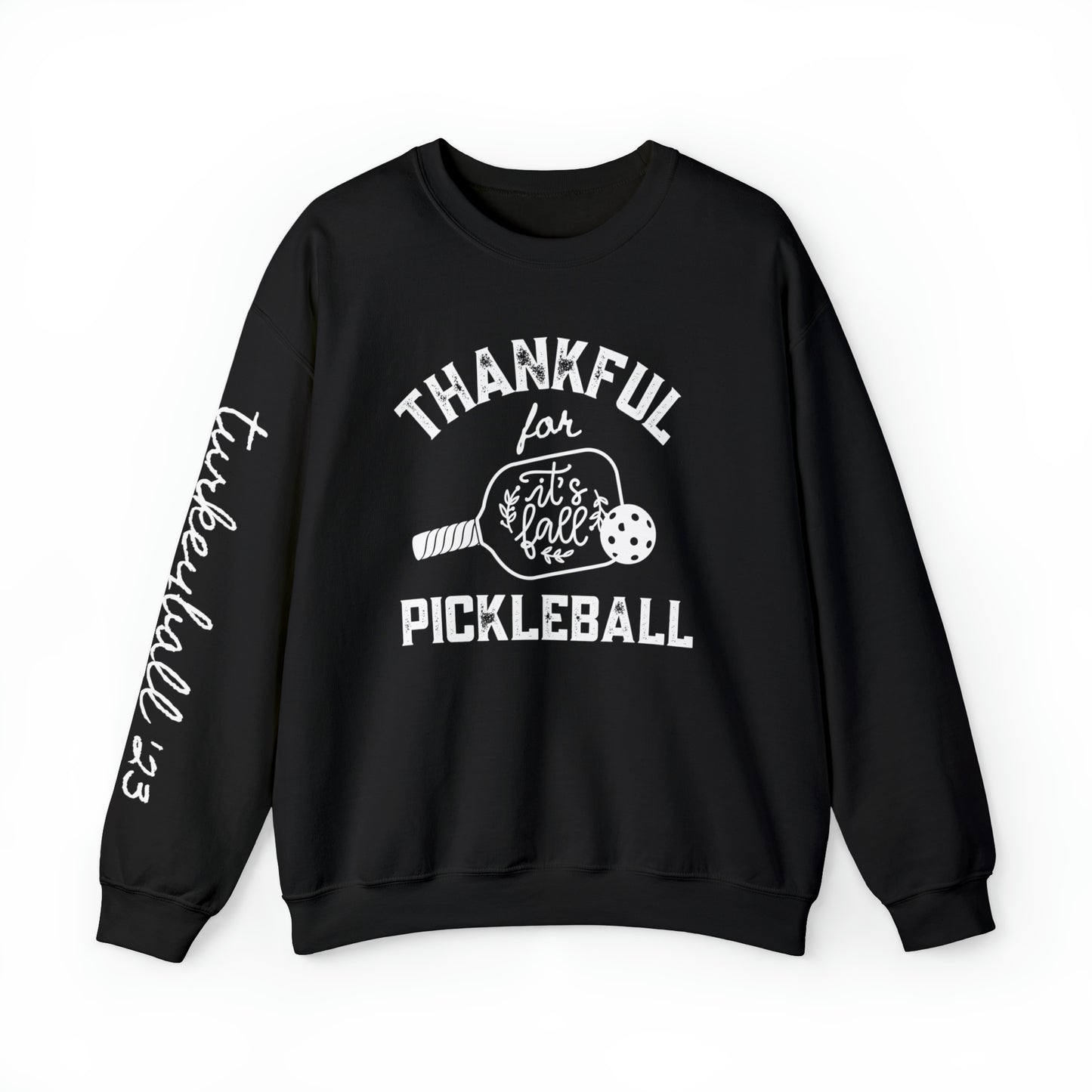 Thankful For Pickleball Crew - add custom name on back in notes